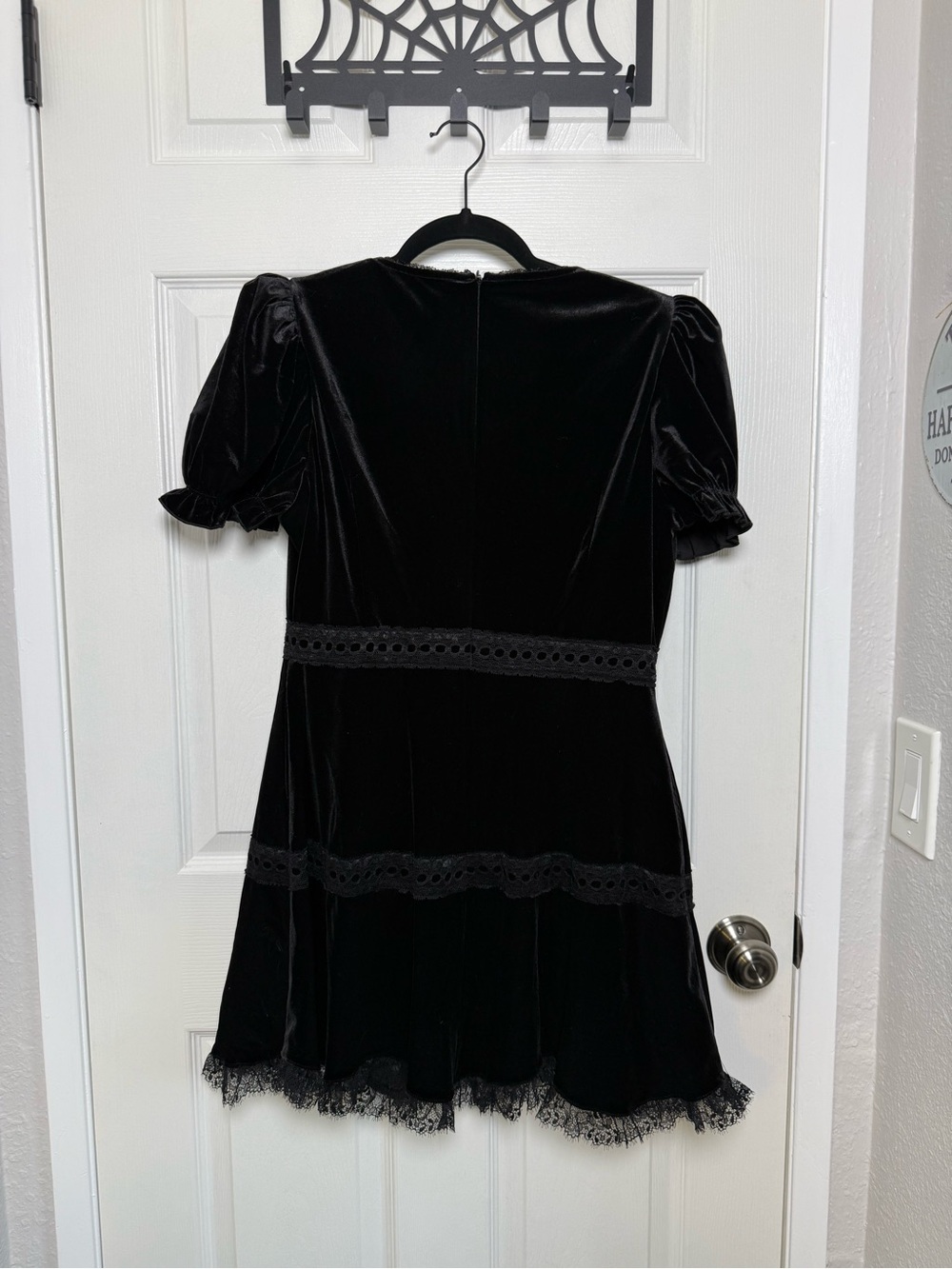 Foxblood Odette Velvet Mini Dress - Picture 7 of 11